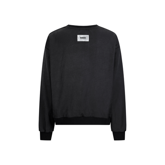 The Sweatshirt - Closed Eyes Black