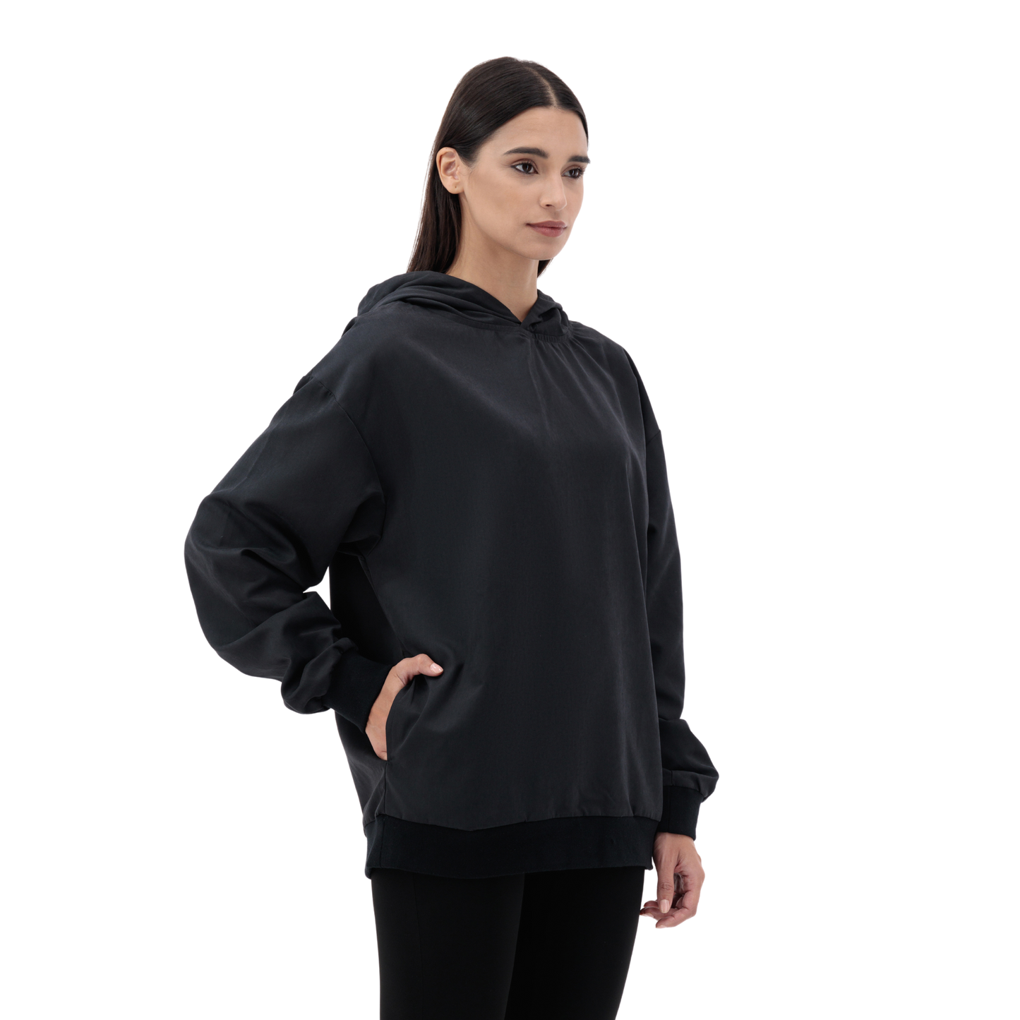 Thinnest Hoodie® - Closed Eyes Black