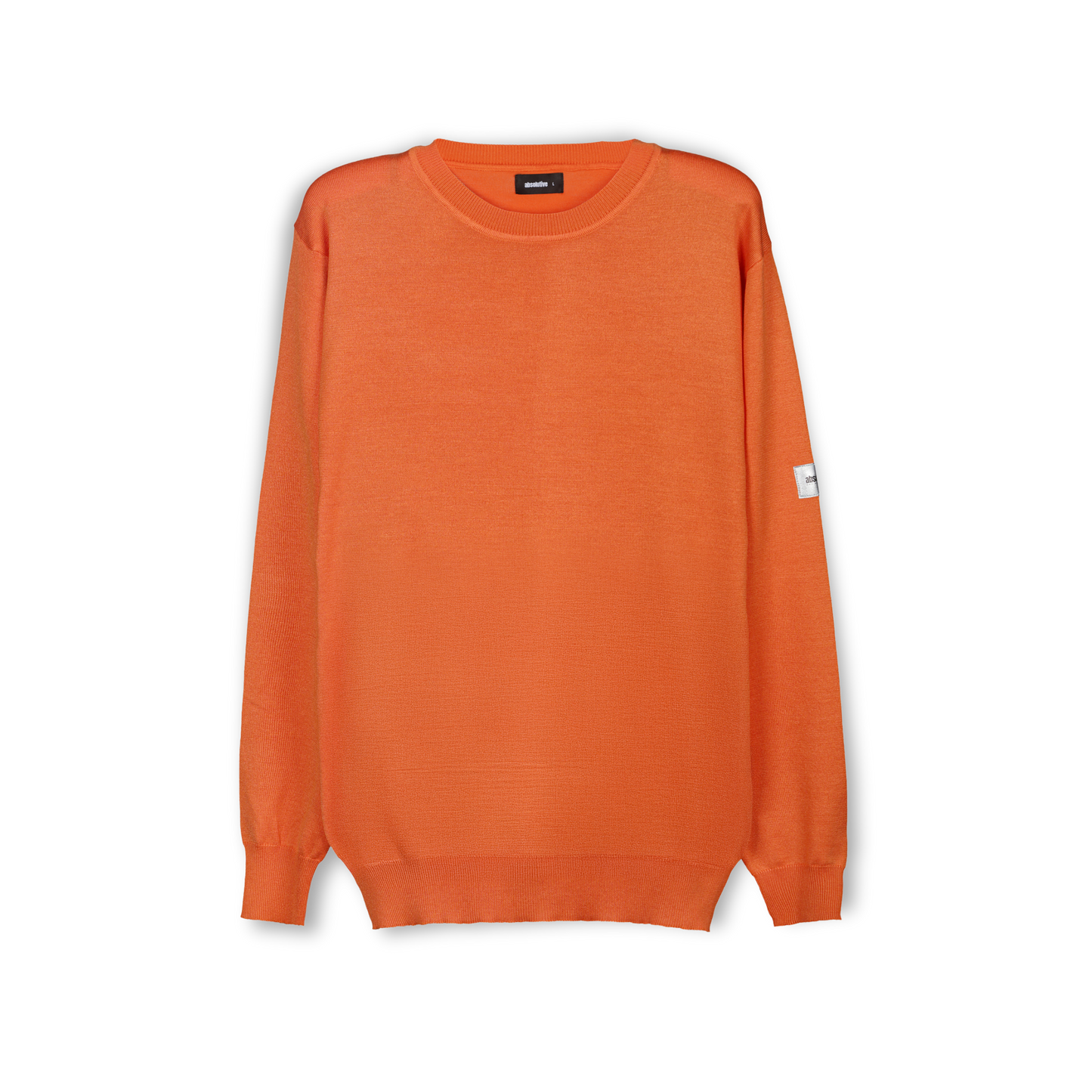 Knit Sweatshirt - Orange