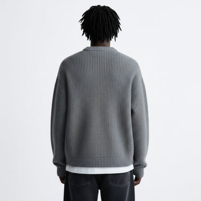 Heavy Knit Sweater - Gray