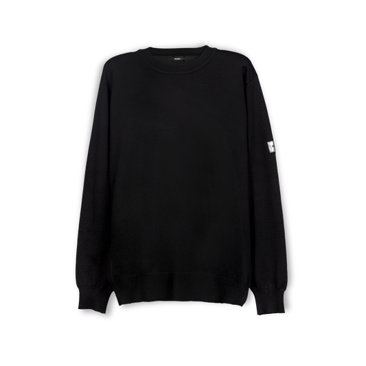 Knit Sweatshirt - Black