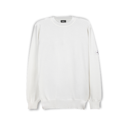 Knit Sweatshirt - White
