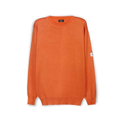 Knit Sweatshirt - Orange